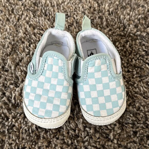 Baby Crib Vans Slip On Size 3C Shoes - Picture 1 of 6